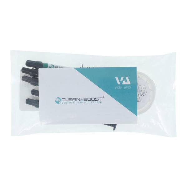 Vista Dental 90417 Clean & Boost Dentin & Enamel Cleanser Gel Syringe 5/Pk 1.2mL Vista Dental 90417 Clean & Boost Dentin & Enamel Cleanser Gel Syringe 5/Pk 1.2mL